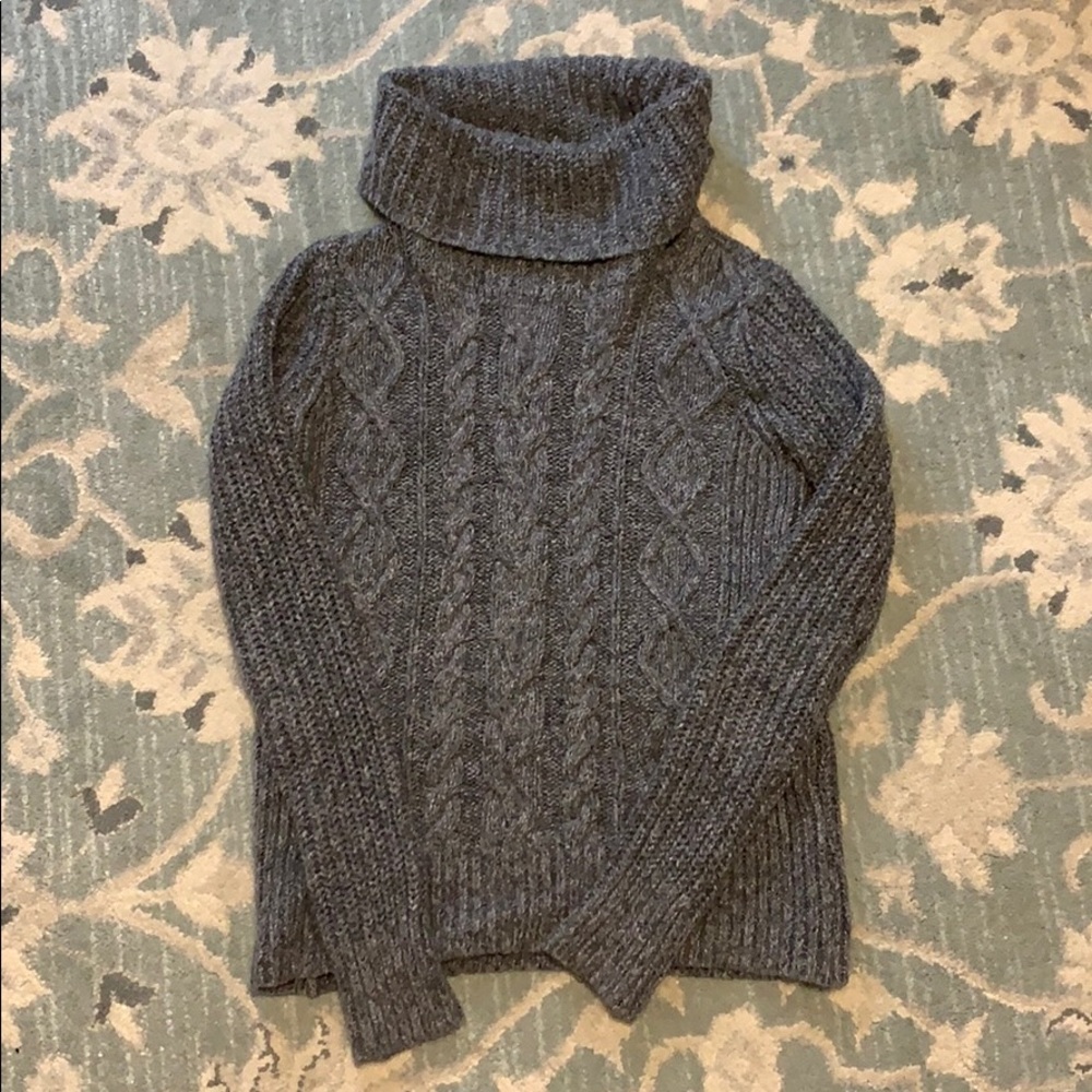 Cable knit sweater